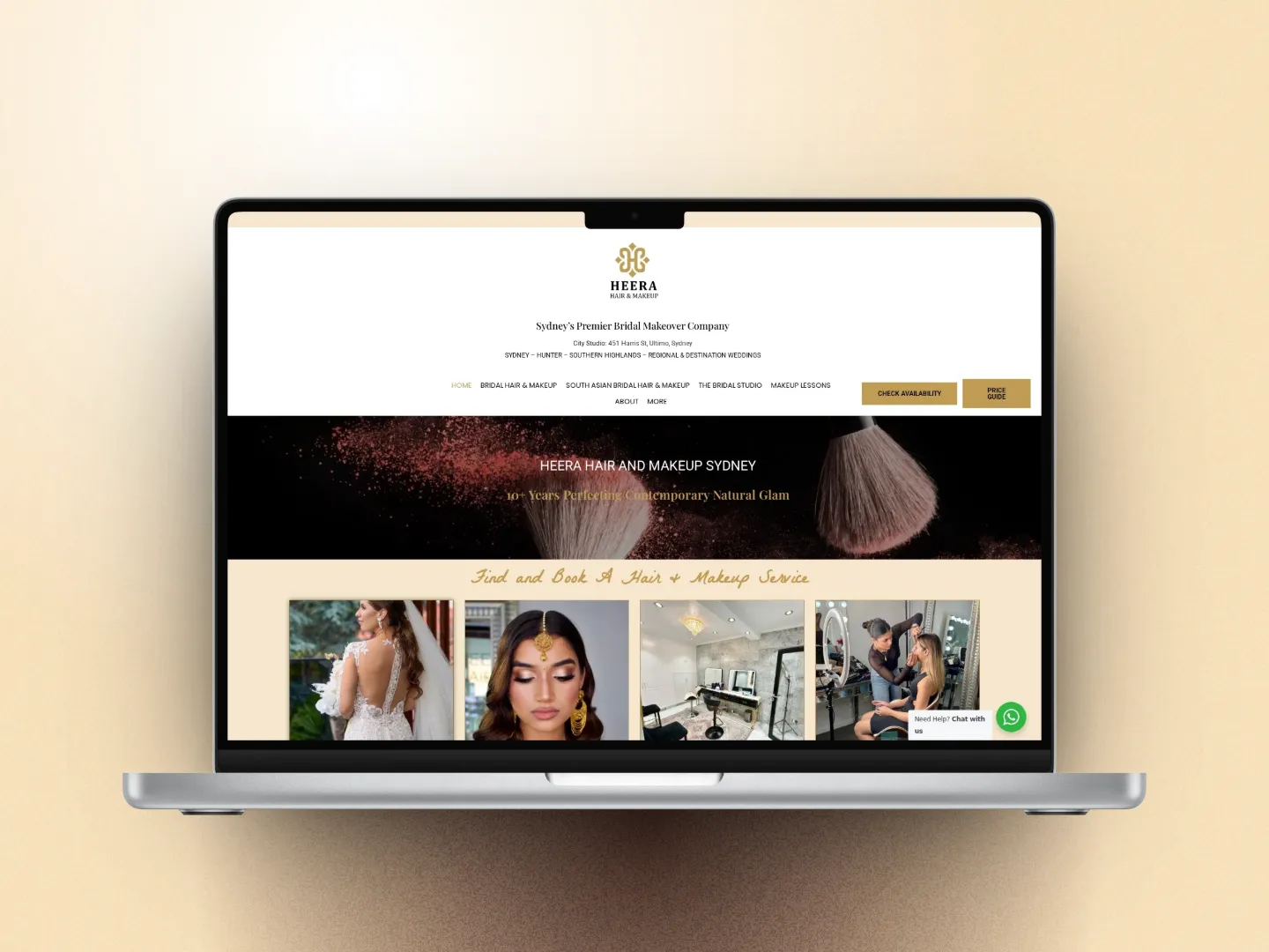 Heera Hair & Makeup – Local SEO & WordPress Optimization