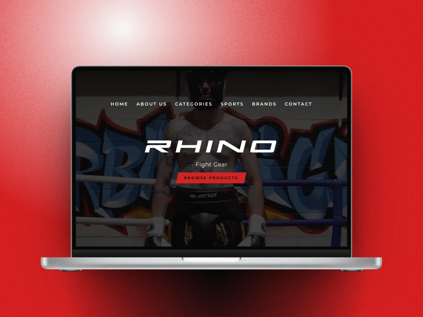 Rhino FightGear – Shopify E-Commerce Store