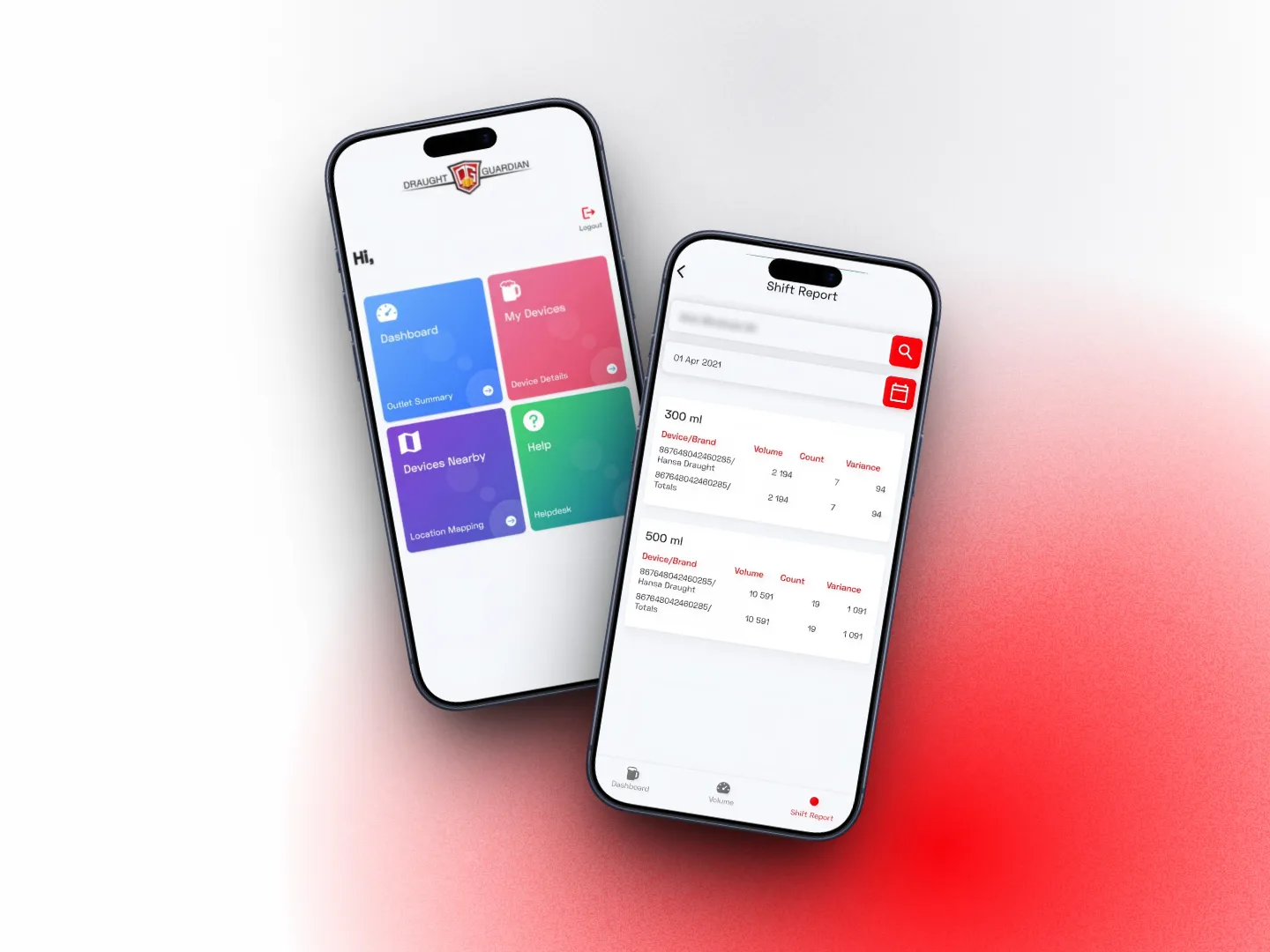 Draught Guardian – Pour Monitoring Mobile App