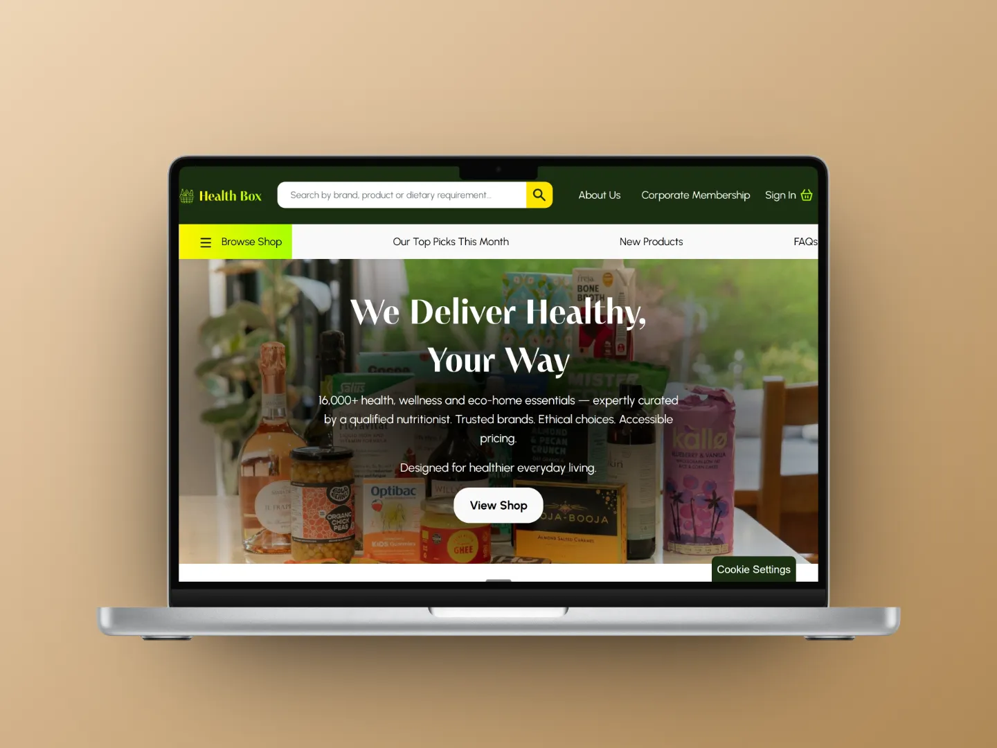 Health Box – WordPress E-Commerce Platform