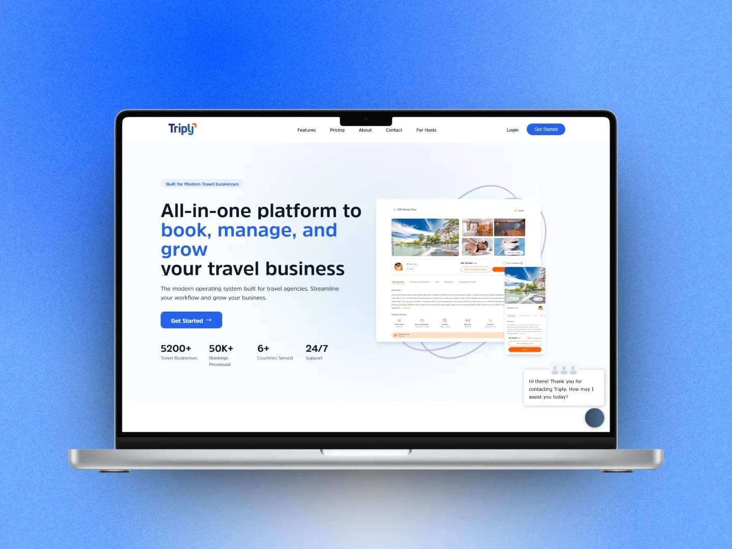 Triply – Travel Agency Operating System UX
